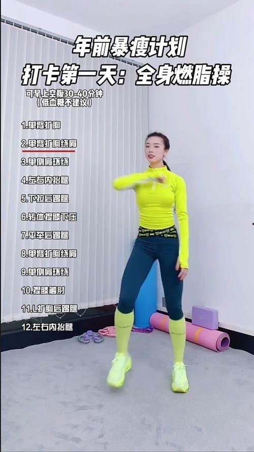 明星全身燃脂操,高效塑形，轻松瘦身秘诀