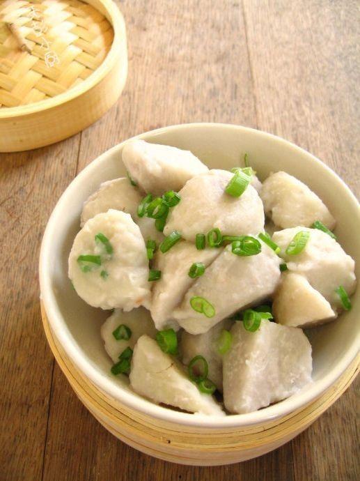 葱香味芋头条,芋头条的葱香诱惑