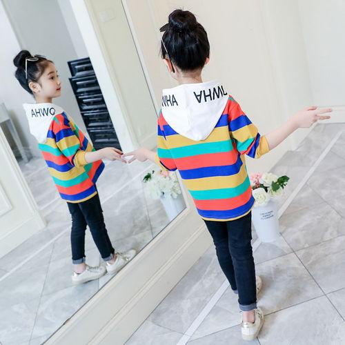 儿童卫衣网红套装图,萌动时尚新潮流