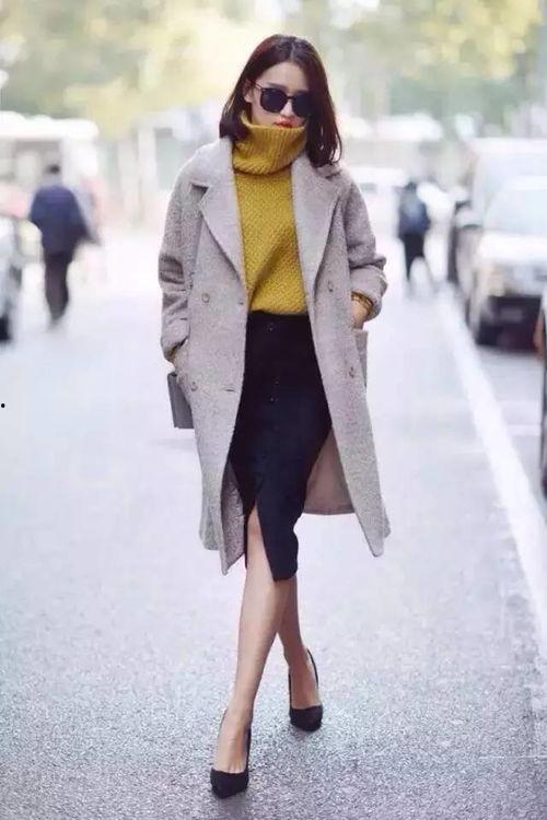 明星穿大衣图片,明星大衣穿搭指南